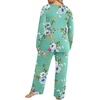 image:imageFindsweet Plus Size Womens Pajamas Sets 2 Piece Long Sleeve Pj Sleepwear Soft Comfy Tops and Pants with PocketsA2 Mint Green
