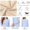 image:imageFindsweet Plus Size Womens Pajamas Sets 2 Piece Long Sleeve Pj Sleepwear Soft Comfy Tops and Pants with PocketsFl Khaki