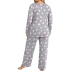 image:imageFindsweet Plus Size Womens Pajamas Sets 2 Piece Long Sleeve Pj Sleepwear Soft Comfy Tops and Pants with PocketsFl Pink Star