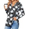 image:imageFindsweet Womens Long Sleeve Tops Dressy Casual VNeck TShirts Business Cute Work Blouse