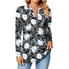 image:imageFindsweet Womens Long Sleeve Tops Dressy Casual VNeck TShirts Business Cute Work Blouse
