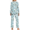 image:imageFindsweet Womens Pajama Set 2 Piece Lounge Outfits Soft Sleepwear Fall Long Sleeve Long Pant With Pockets Ladies Pjs S3XLBegonia Flower
