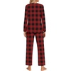 image:imageFindsweet Womens Pajama Set 2 Piece Lounge Outfits Soft Sleepwear Fall Long Sleeve Long Pant With Pockets Ladies Pjs S3XLRed Plaid
