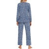 image:imageFindsweet Womens Pajama Set 2 Piece Lounge Outfits Soft Sleepwear Fall Long Sleeve Long Pant With Pockets Ladies Pjs S3XLSpotted Navy Blue