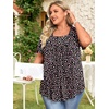 image:imageFindsweet Womens Plus Size Tops Summer Short Sleeve Tunics Casual Shirts Loose Fit M5XLPetal Sleevefloral Black