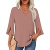 3/4 Sleeve/Coffee