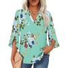3/4 Sleeve/Mint Green