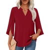 3/4 Sleeve/Red