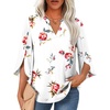 3/4 Sleeve/Rose White