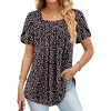 Petal Sleeve-floral Black