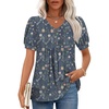 Puff Sleeve/ Navy Blue Sparrow