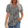 Puff Sleeve/Carved White + Black
