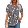Puff Sleeve/Moonlight Plum Blossom