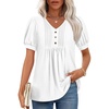 Puff Sleeve/White