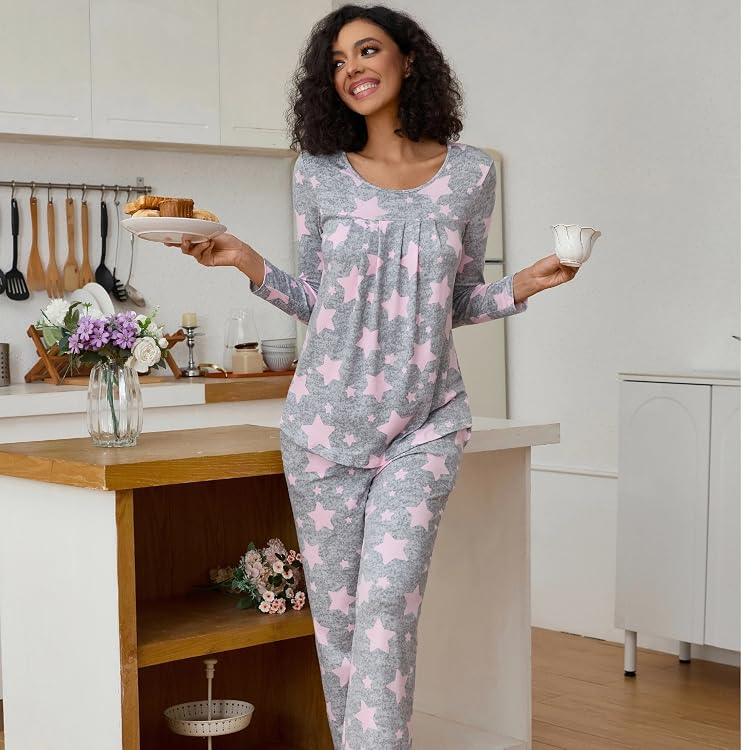 Findsweet | Feel The Sweetness – Printed Soft Women Pajamas & Loungewear